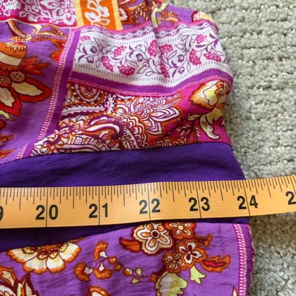 Kiyonna Plus Size Mediterranean Breeze Boho Maxi Kaftan Dress Size 3X - Picture 9 of 10